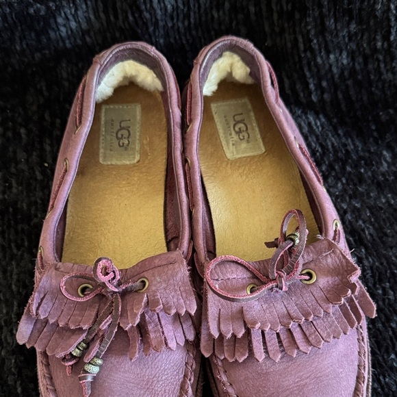 UGG Women's Dusty Pink Moccasins - Picture 2 of 4
